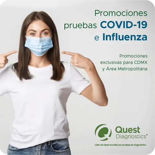 Promociones en pruebas COVID-19 e Influenza