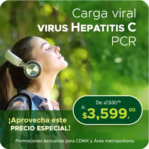 Promoción especial en prueba Hepatitis C por PCR