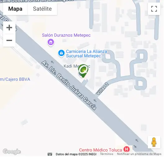 Localización CAP Metepec Quest Diagnostics