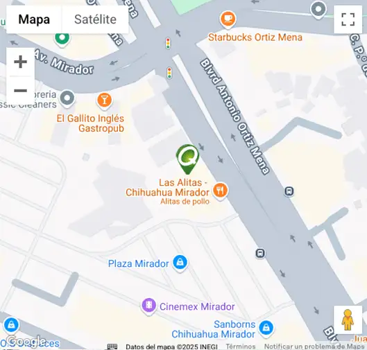 Localización CAP Ortiz Mena Chihuahua Quest Diagnostics