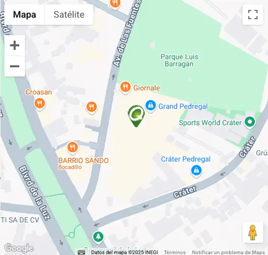 Localización CAP Pedregal Quest Diagnostics