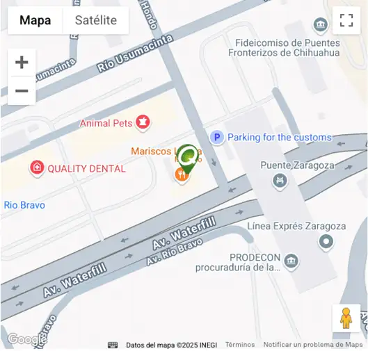 Localización CAP Río Bravo Ciudad Juárez Quest Diagnostics