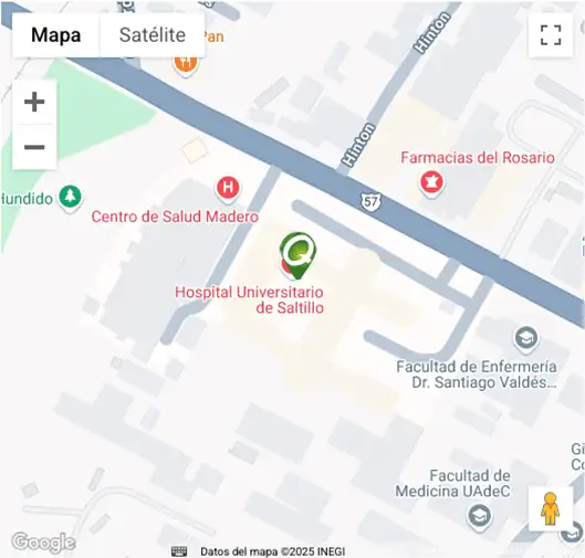 Localización CAP Saltillo Quest Diagnostics