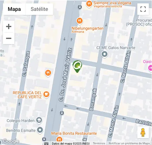 Localización CAP Vértiz - Narvarte Quest Diagnostics