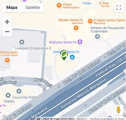 Localización CAP Zentrica Santa Fé Quest Diagnostics