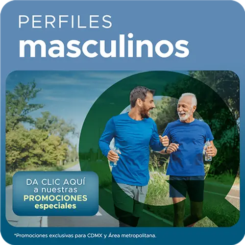 Promoción en perfiles para el hombre