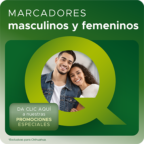 Promociones en marcadores tumorales femeninos y masculinos para Chihuahua