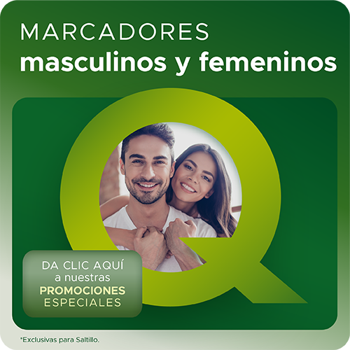 Promociones marcadores tumorales femeninos y masculinos para Saltillo